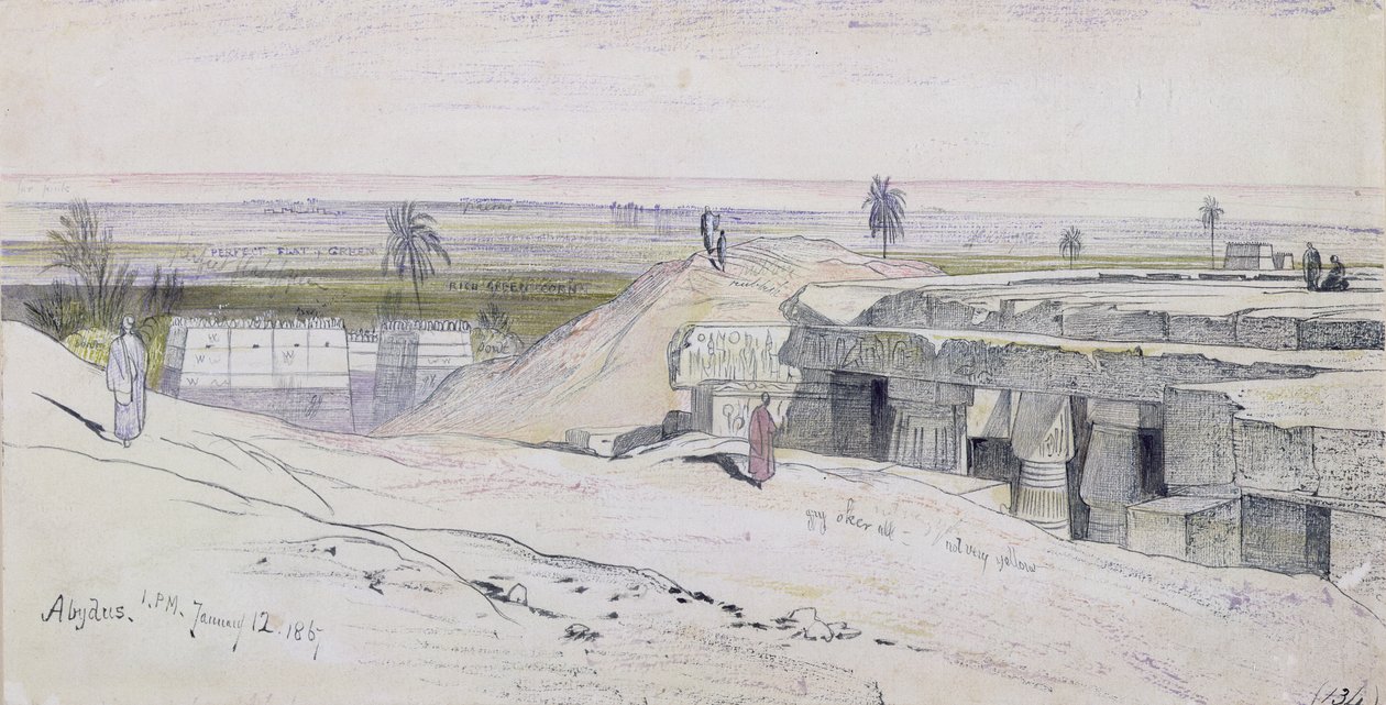 Abydus alkotó: Edward Lear