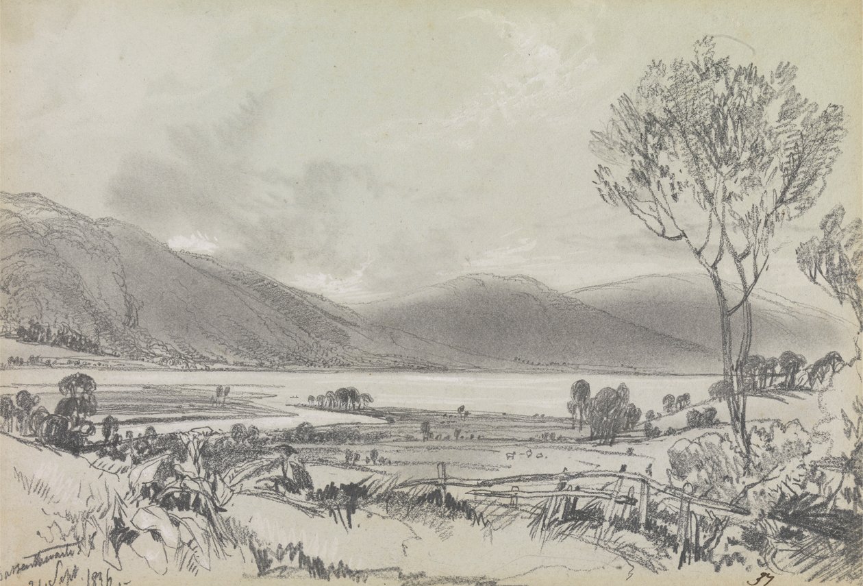 Bassenthwaite alkotó: Edward Lear