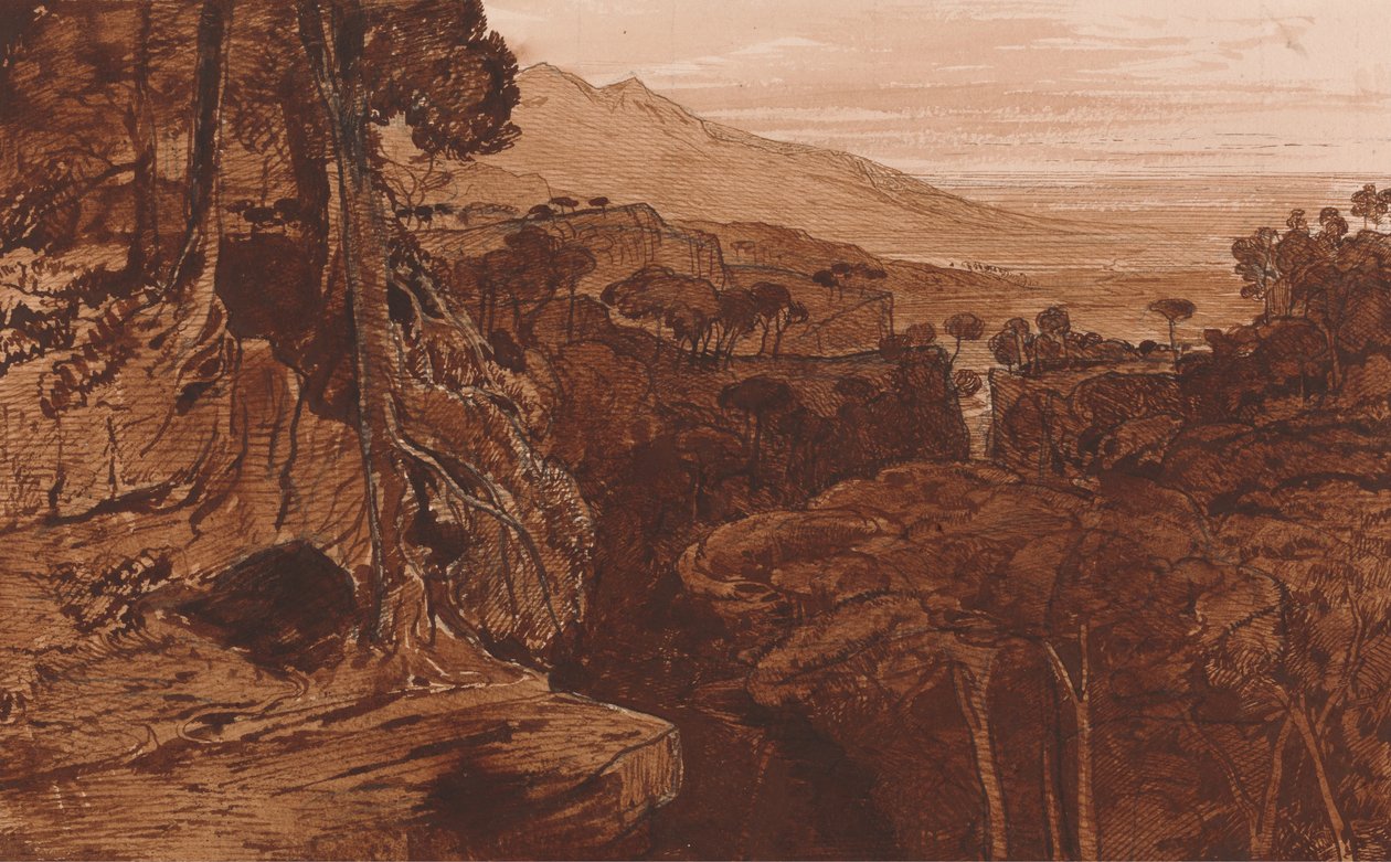 Bavella, Korzika alkotó: Edward Lear