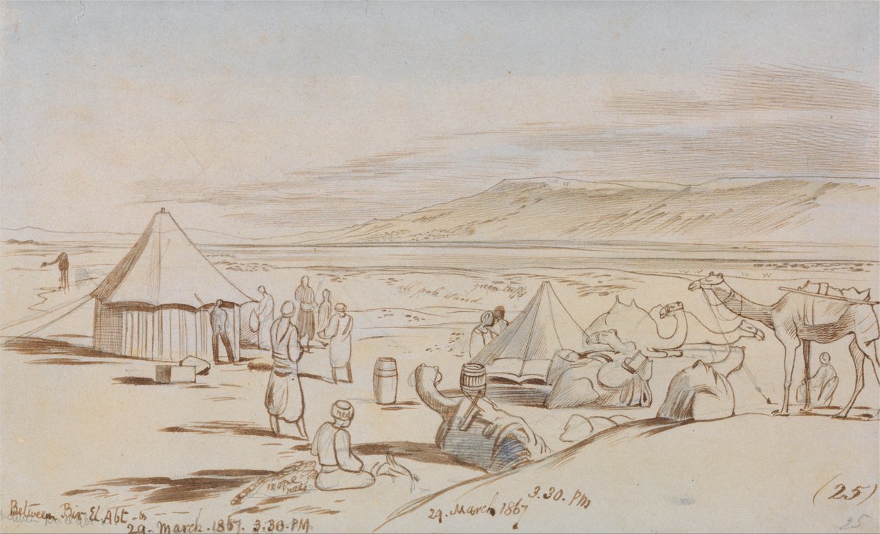 Bir El Abt között alkotó: Edward Lear