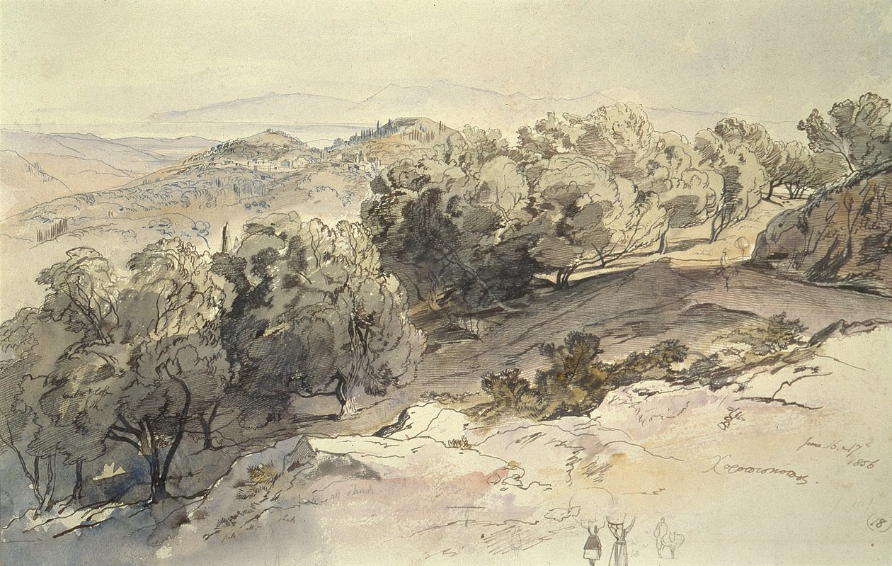 Choripiscopy, Görögország alkotó: Edward Lear