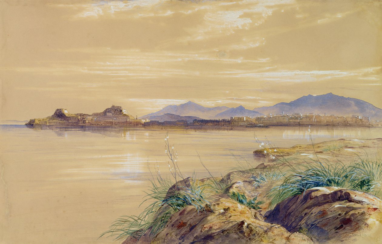 Korfu alkotó: Edward Lear
