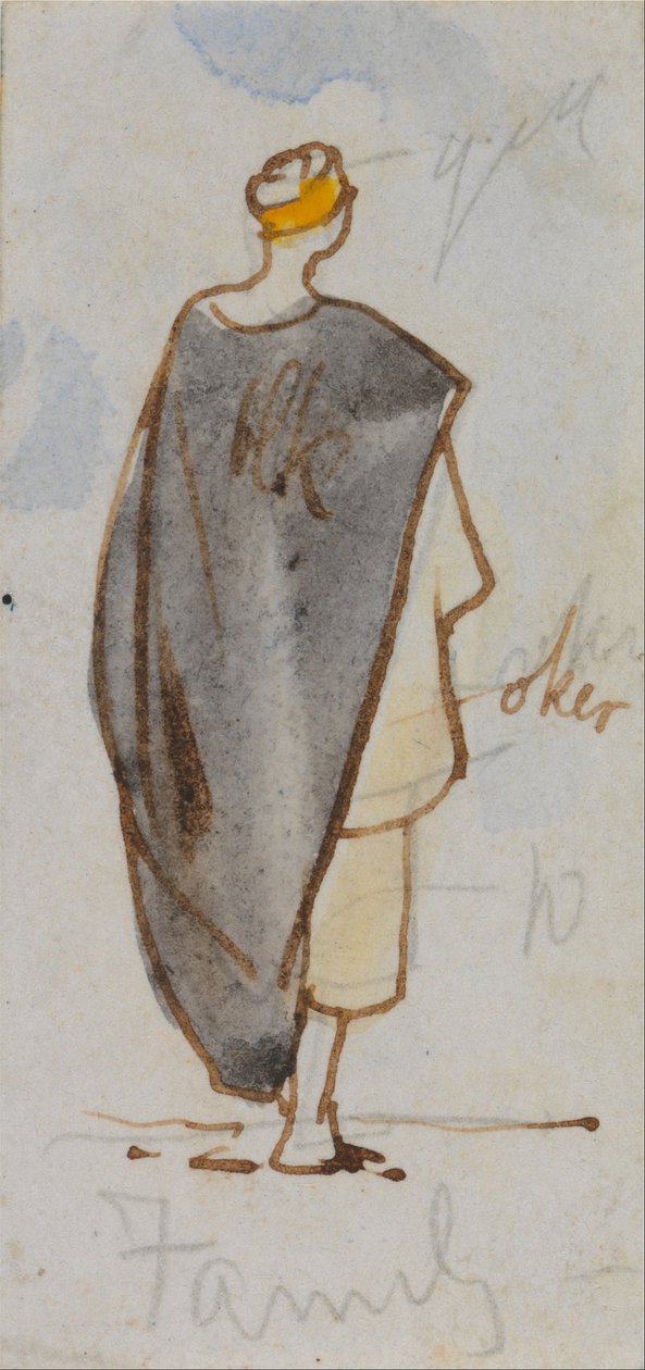Egyiptomi férfi alkotó: Edward Lear