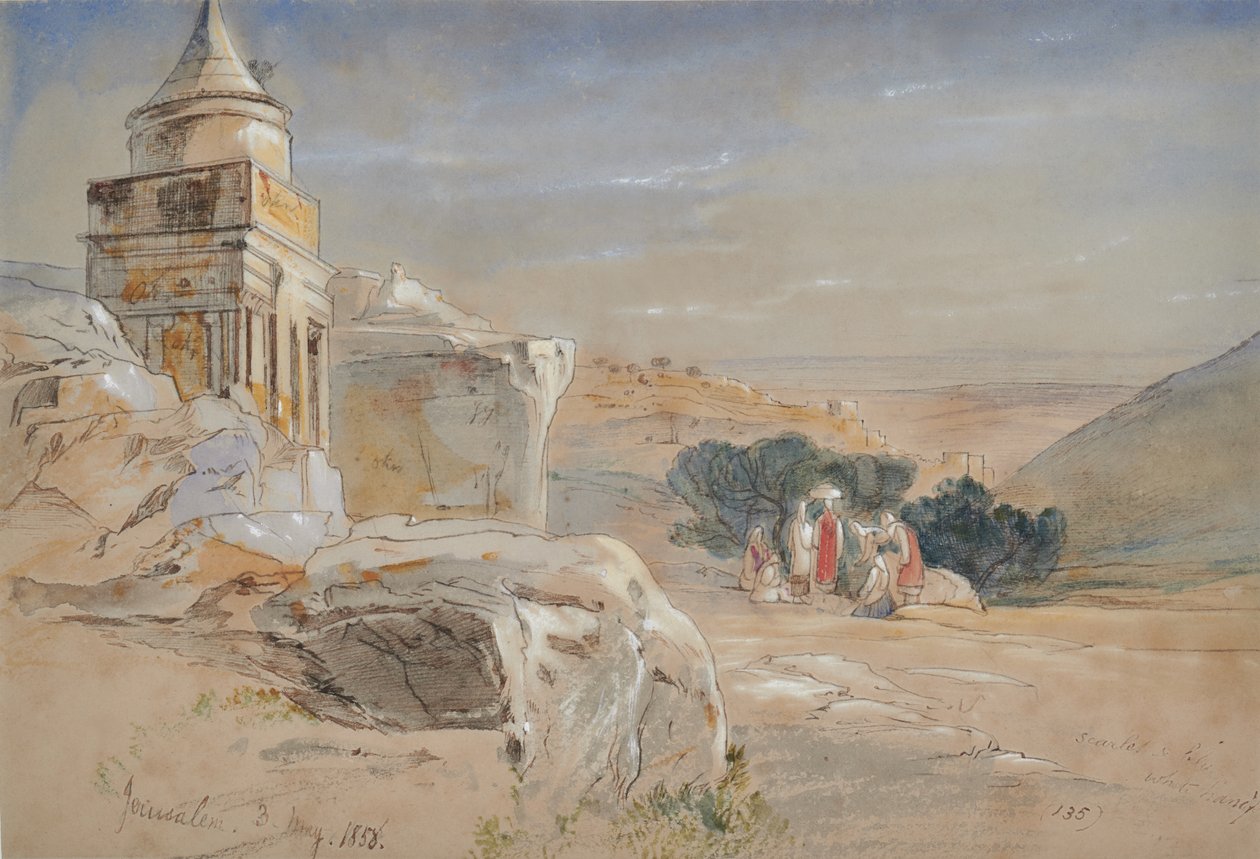 Jeruzsálem 3 alkotó: Edward Lear