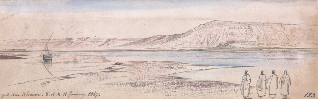 Éppen Ekhmim felett alkotó: Edward Lear