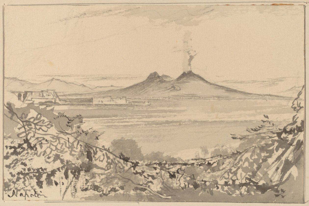 Nápoly, 18841885. alkotó: Edward Lear