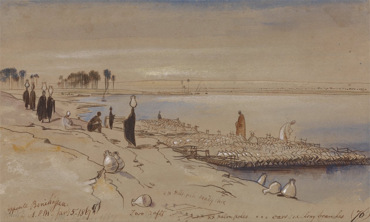 Beni Hassannal szemben alkotó: Edward Lear