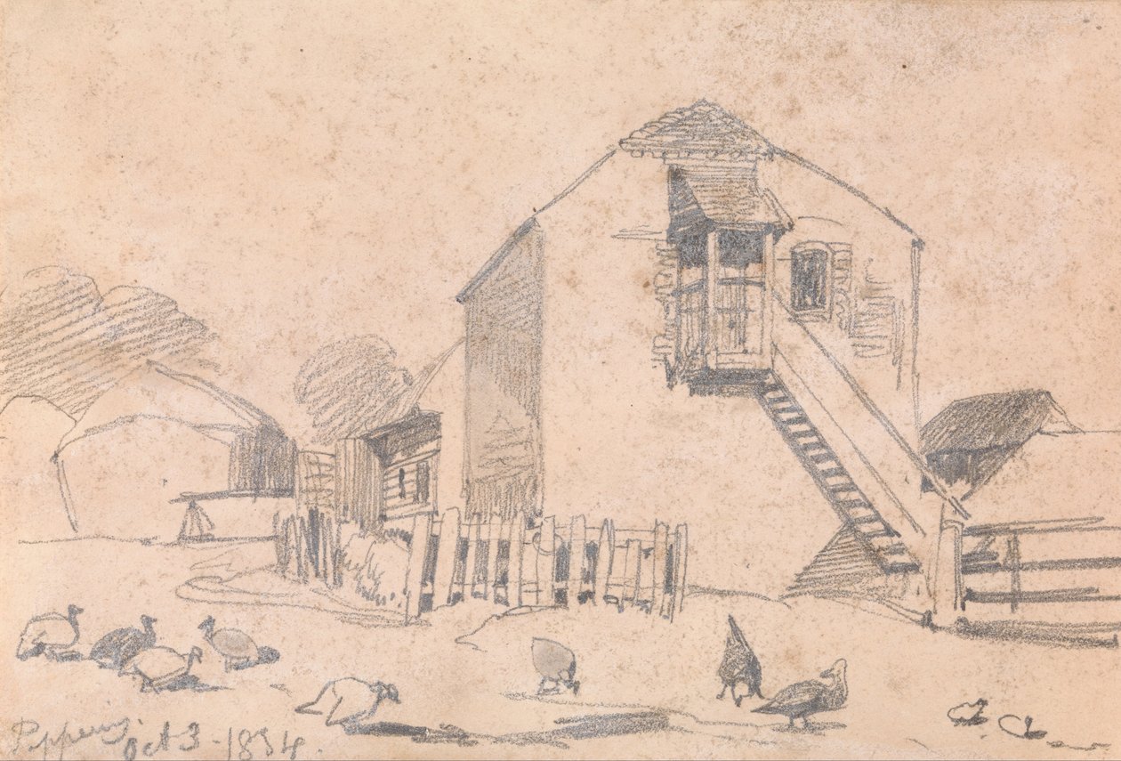 Peppering, 1834. október 3. alkotó: Edward Lear