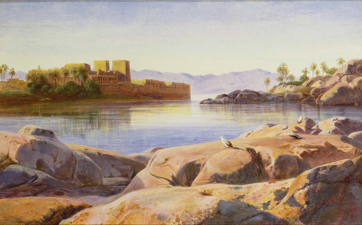 Philae a Níluson alkotó: Edward Lear