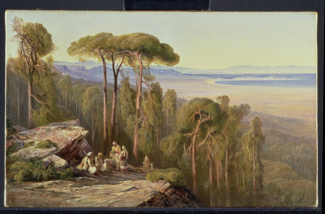 Utazók egy erdőben alkotó: Edward Lear