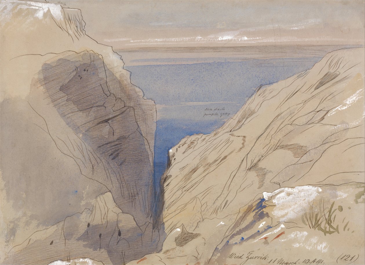 Wied Zurrik (Málta) alkotó: Edward Lear
