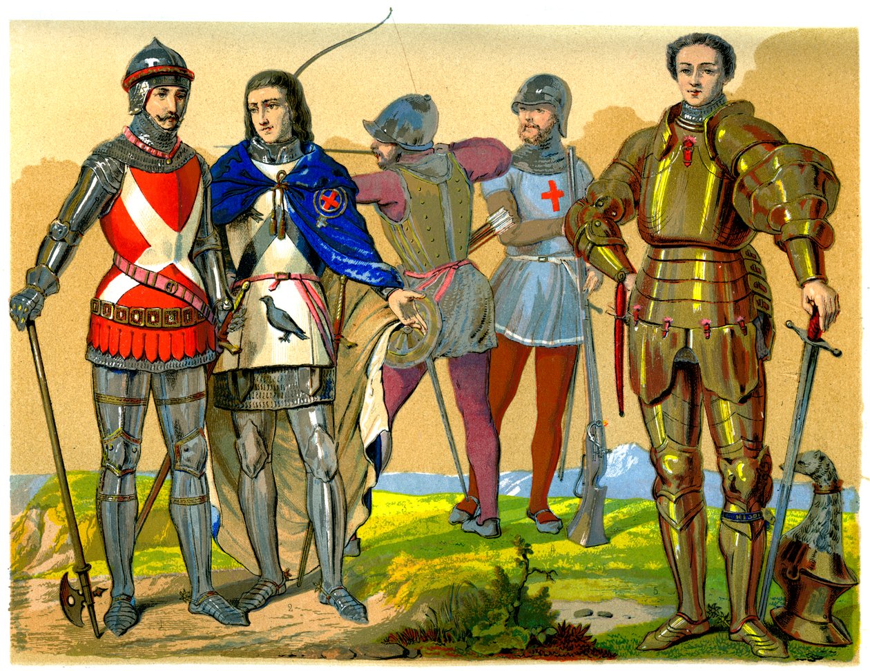 Angol harci ruha, 1849. századi XV-XVI. alkotó: Edward May