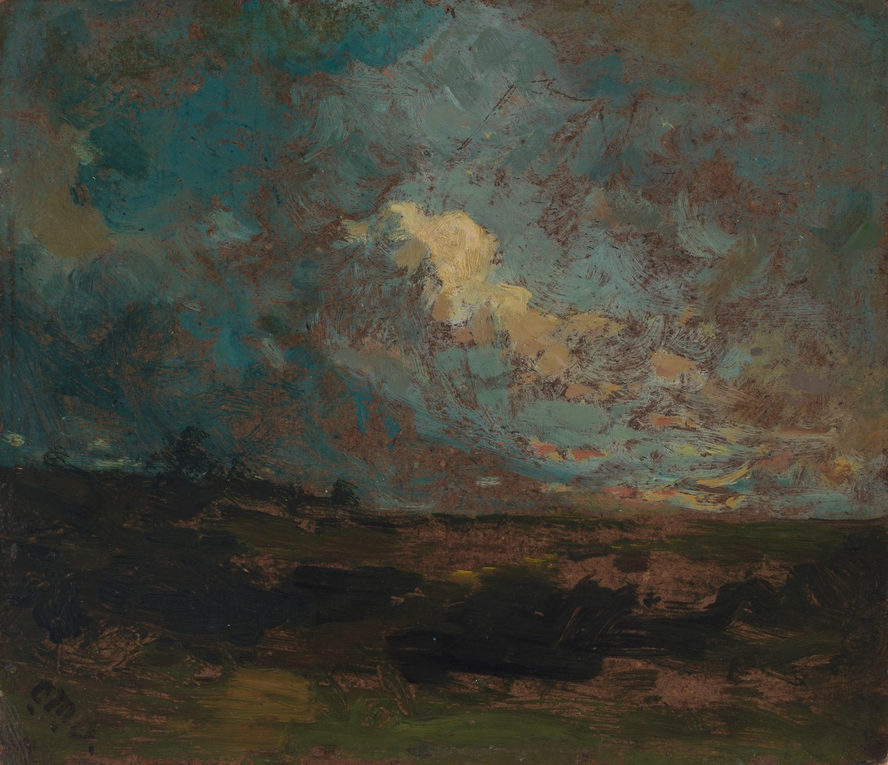 A zuhany után kb. 1883-1887. alkotó: Edward Mitchell Bannister