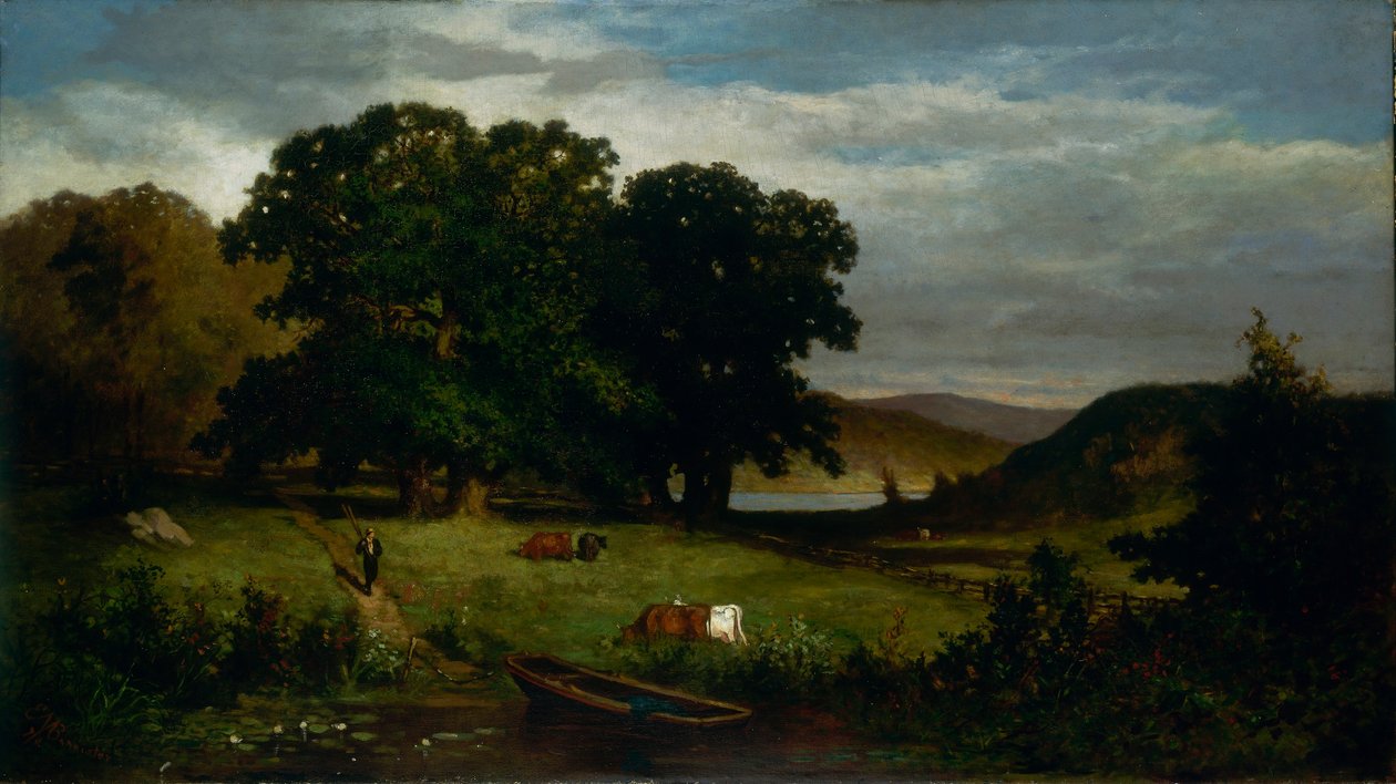 Tölgyfák alkotó: Edward Mitchell Bannister
