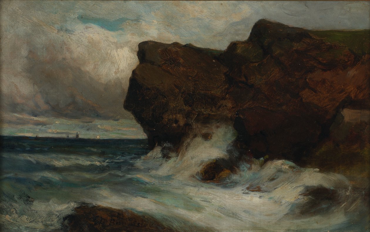 Ocean Cliffs, 1881. alkotó: Edward Mitchell Bannister