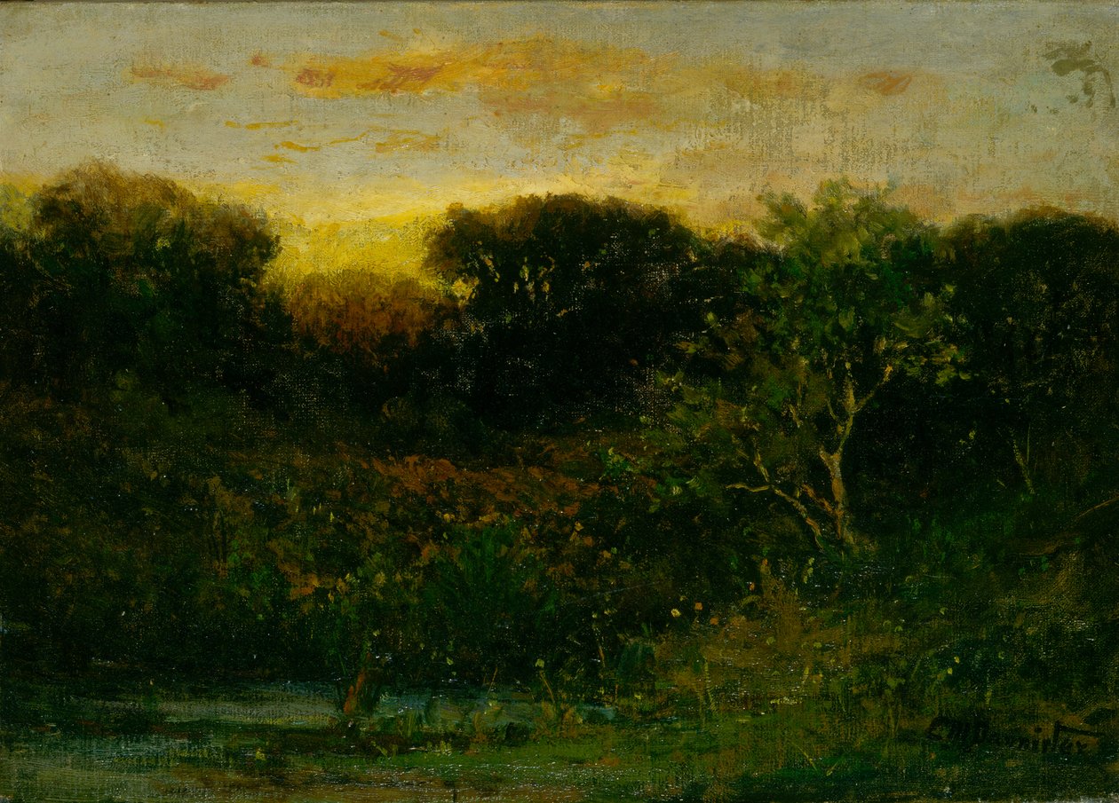 Napkelte, n.d. alkotó: Edward Mitchell Bannister