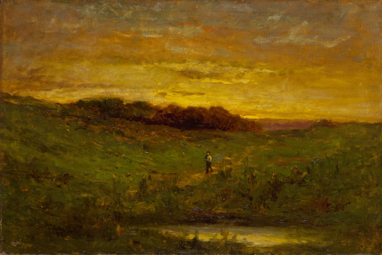 Naplemente, 1883. alkotó: Edward Mitchell Bannister