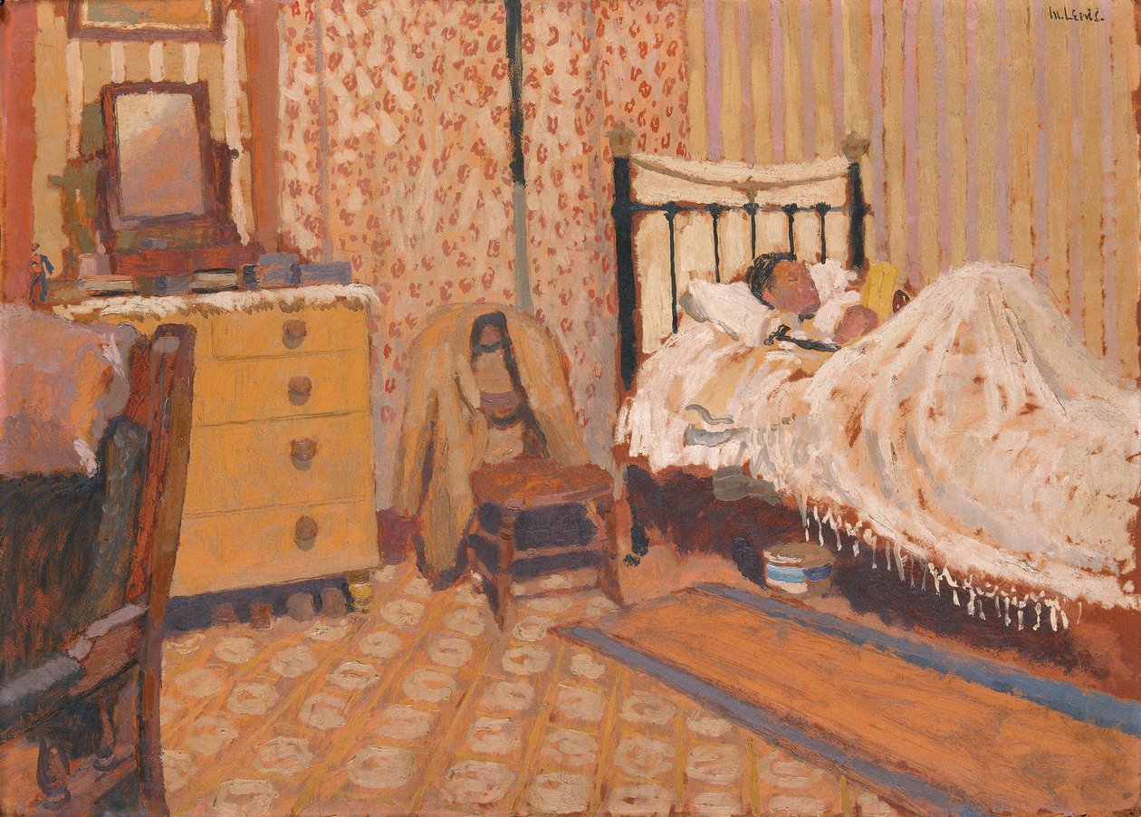„Munkás ember hálószobája”, 1930-as évek alkotó: Edward Morland Lewis
