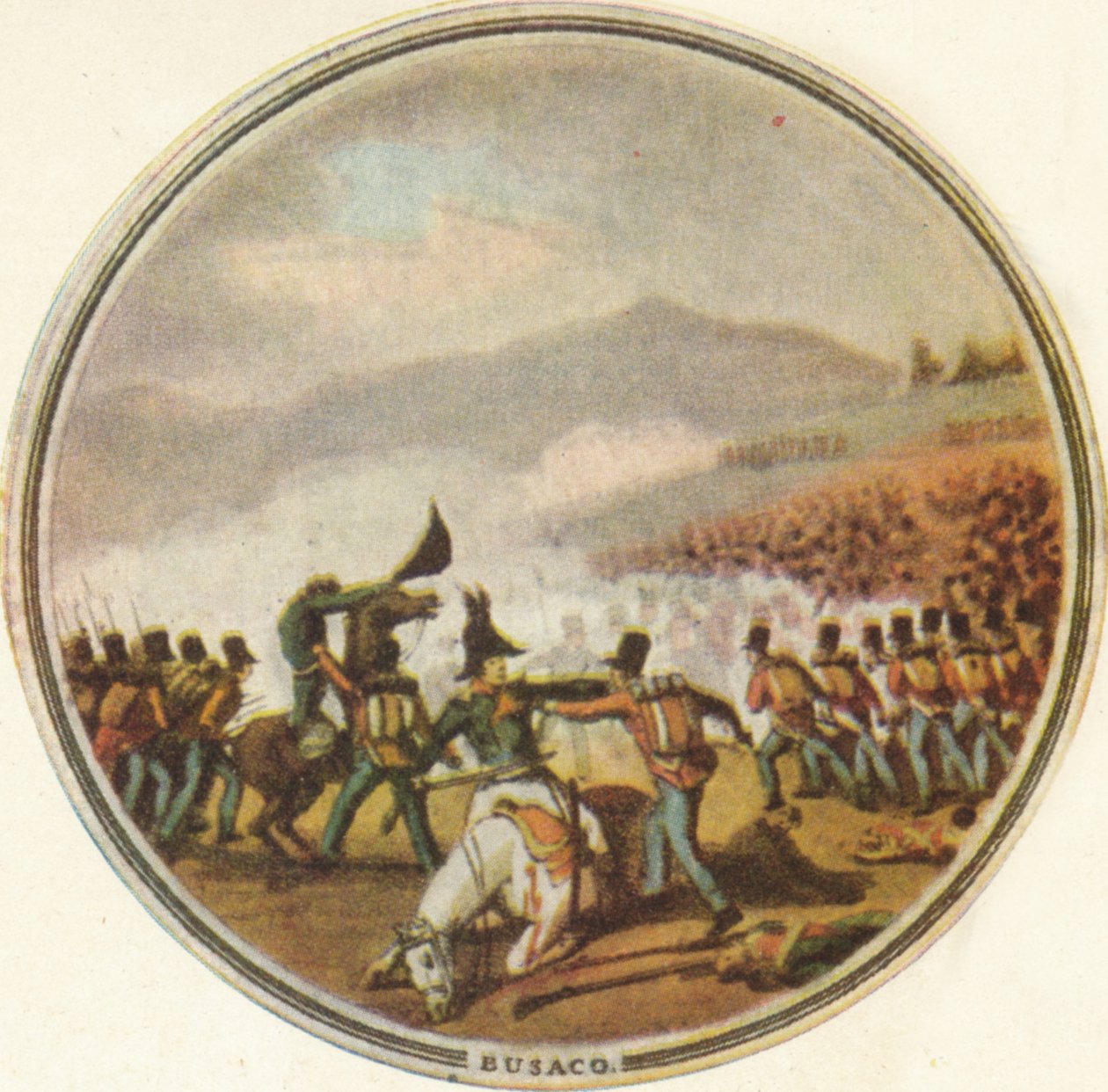 Busacói csata, 1815, 1910 alkotó: Edward Orme