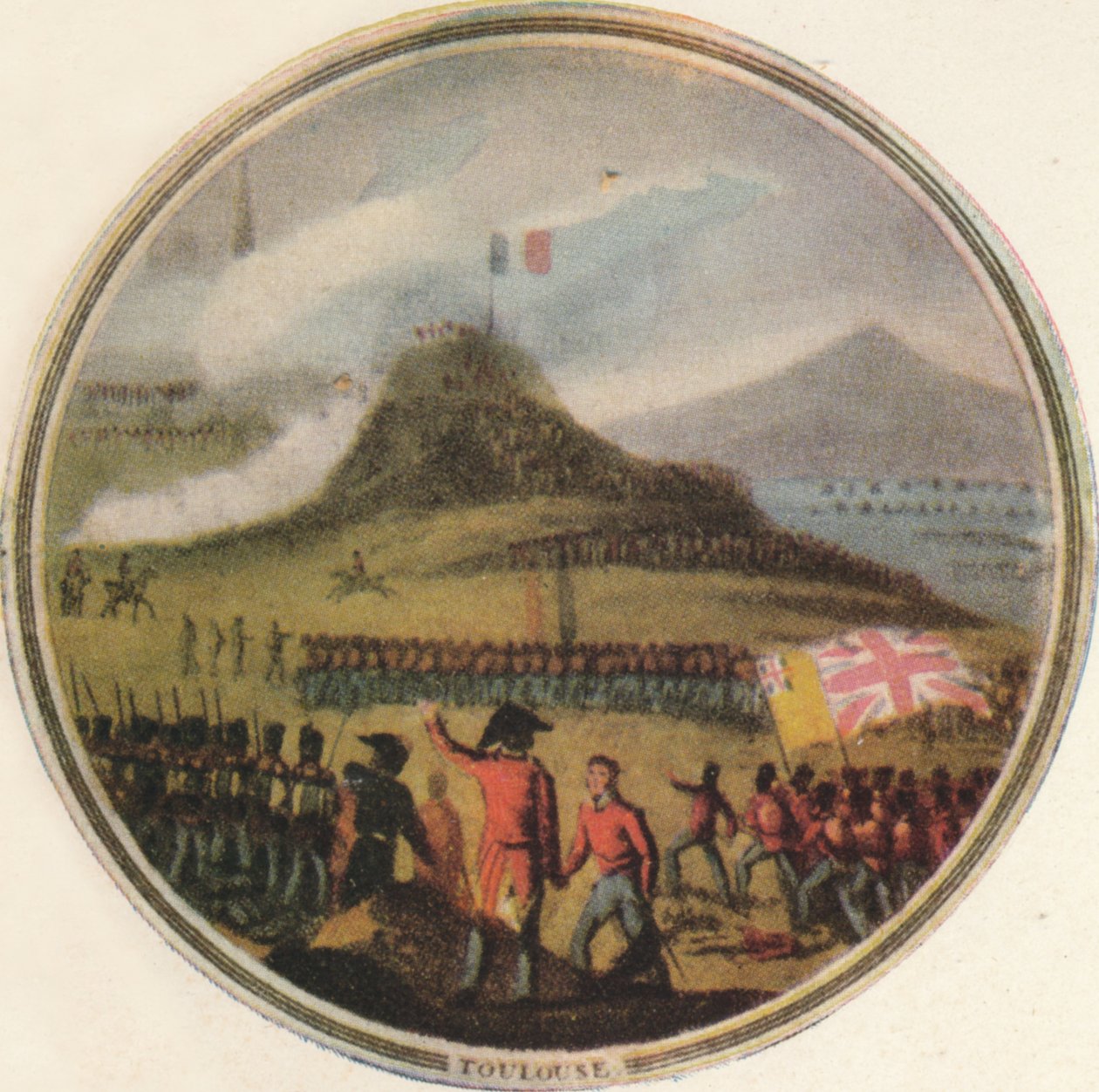 Toulouse-i csata, 1815, 1910 alkotó: Edward Orme