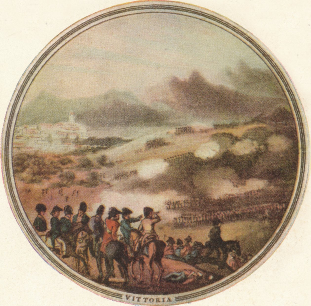 Vittoriai csata, 1815-1910 alkotó: Edward Orme