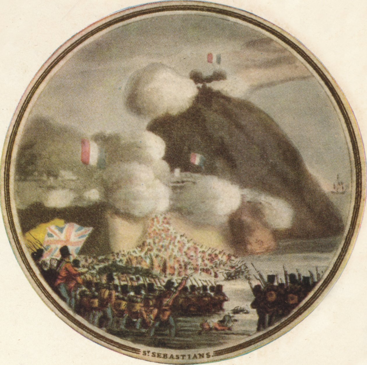 Szent Sebestyén megtámadása, 1815, 1910 alkotó: Edward Orme