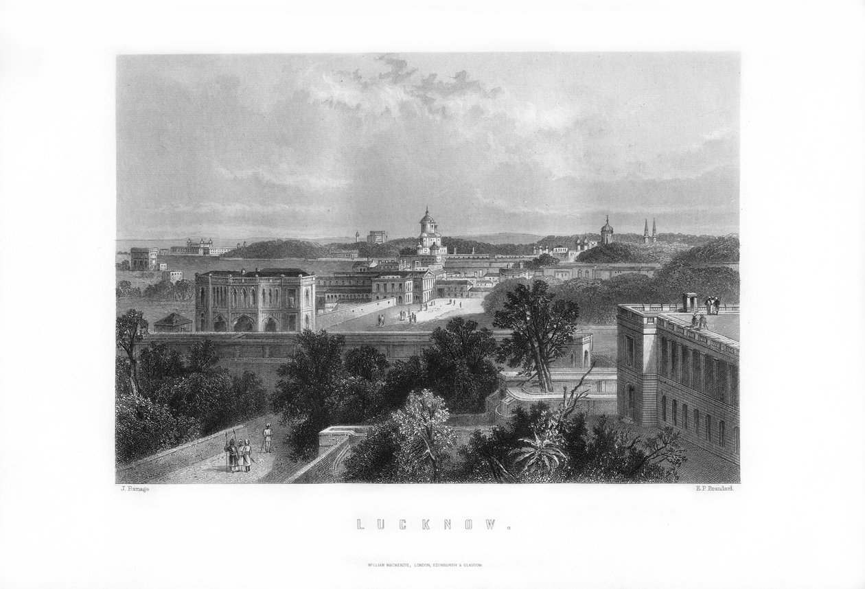 Lucknow, India, 1893. alkotó: Edward Paxman Brandard