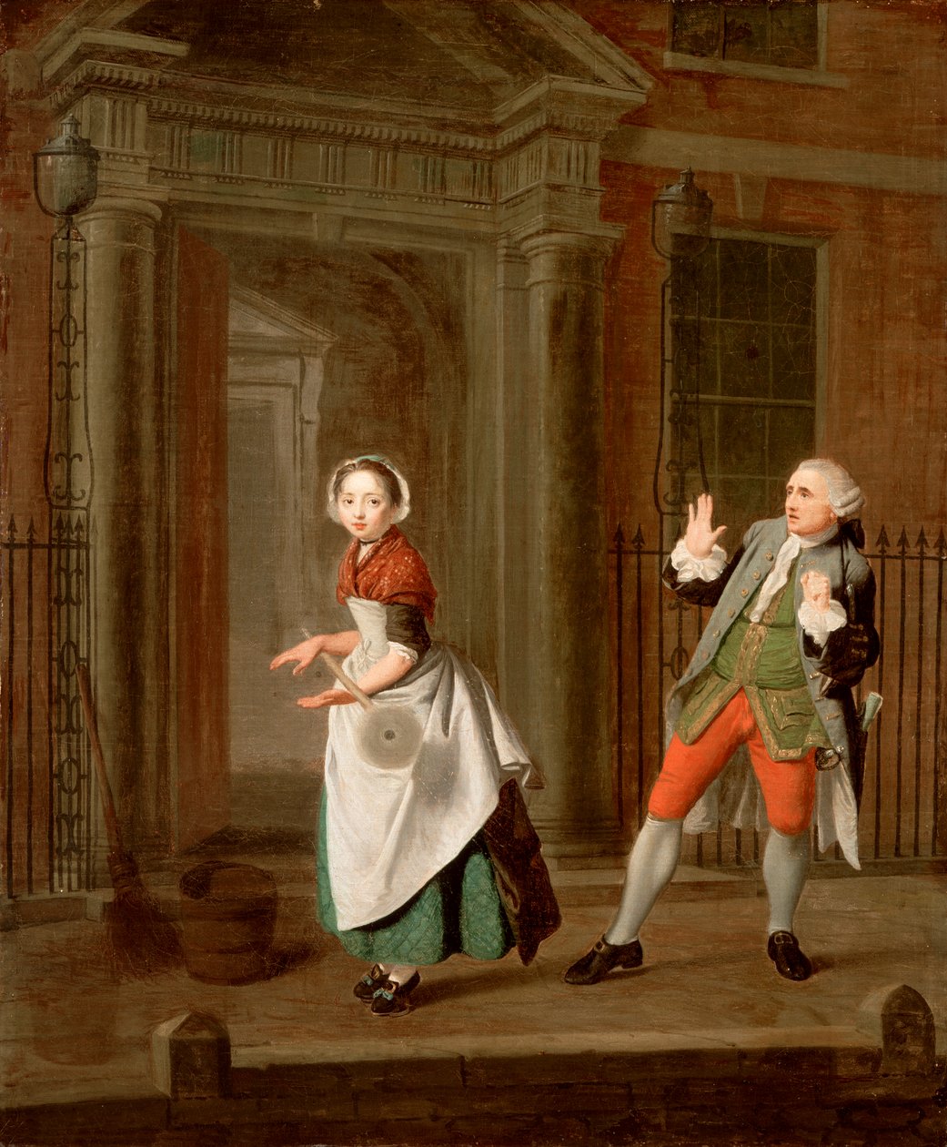 "A városi zápor", c1764 alkotó: Edward Penny