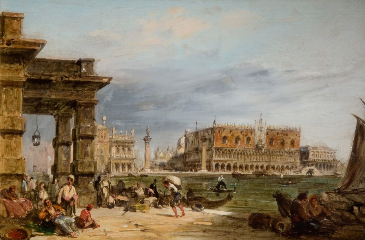 A Rialto, Velence, 1864. alkotó: Edward Pritchett
