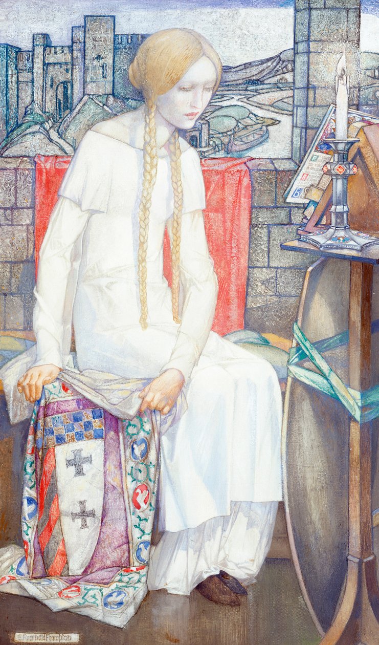 Elaine, 1921 alkotó: Edward Reginald Frampton
