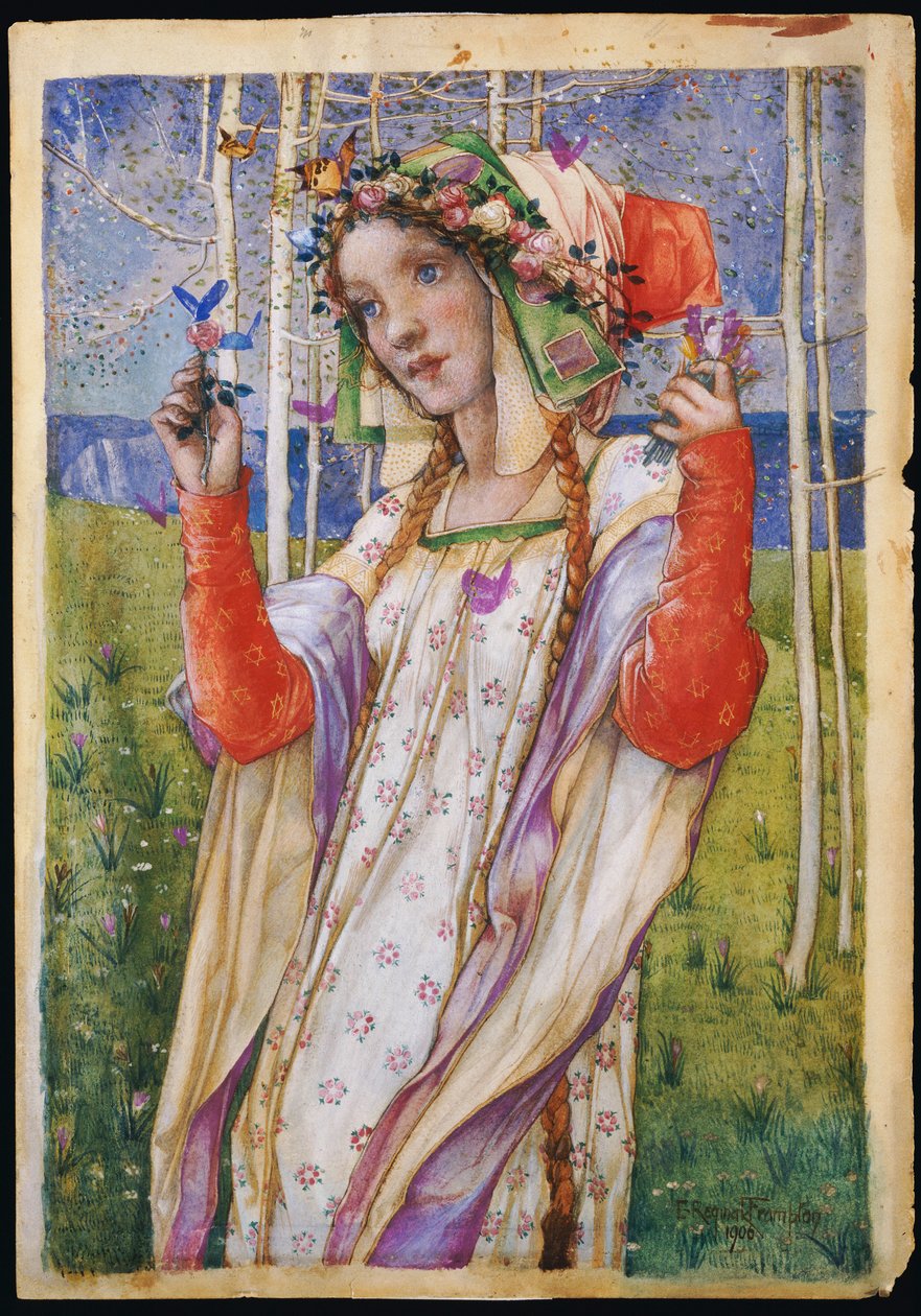 Tündérország, 1906 alkotó: Edward Reginald Frampton
