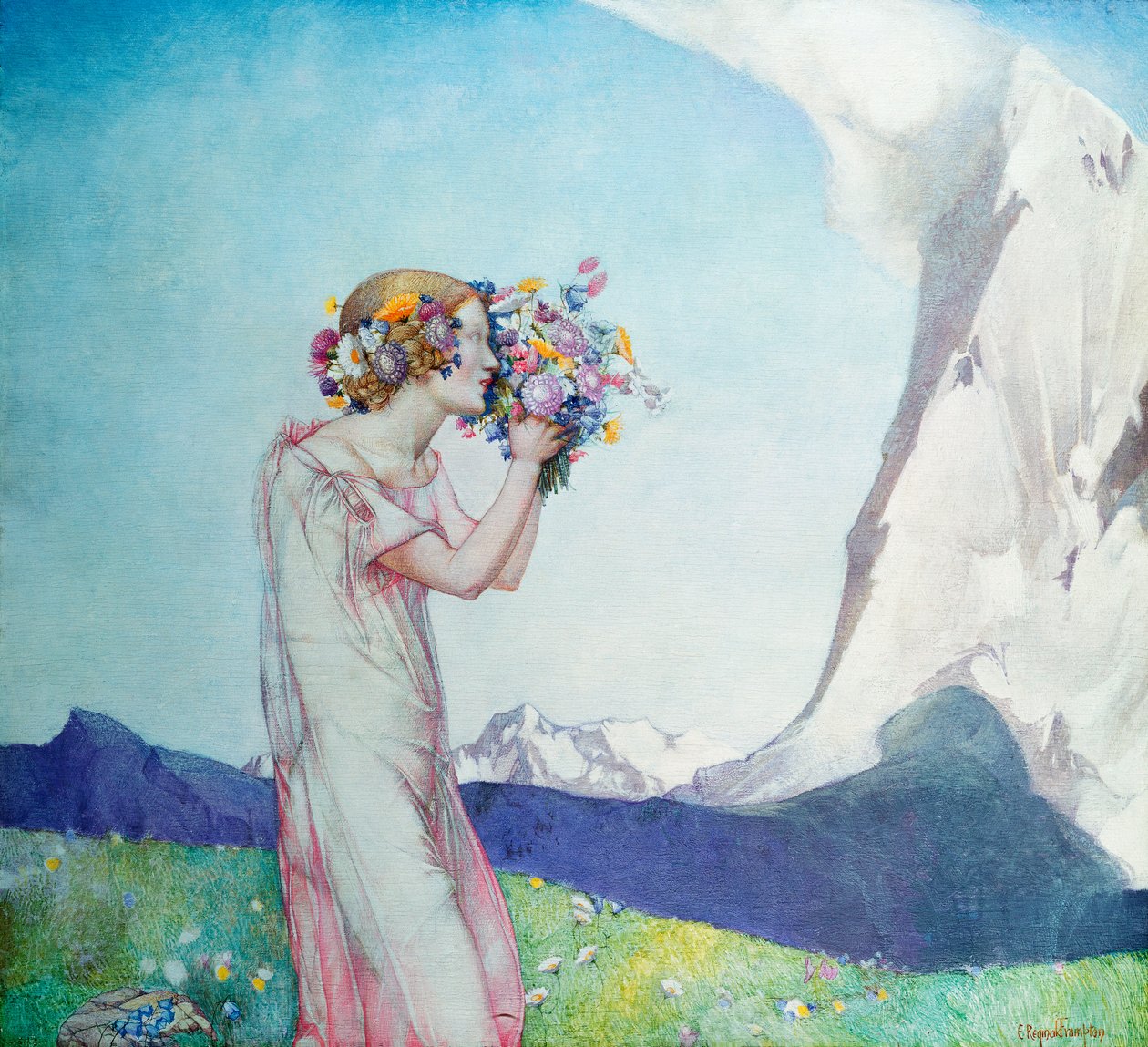 Alpesi flóra alkotó: Edward Reginald Frampton