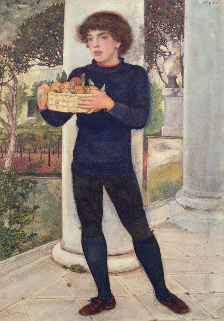 Egy kosár narancs alkotó: Edward Robert Hughes