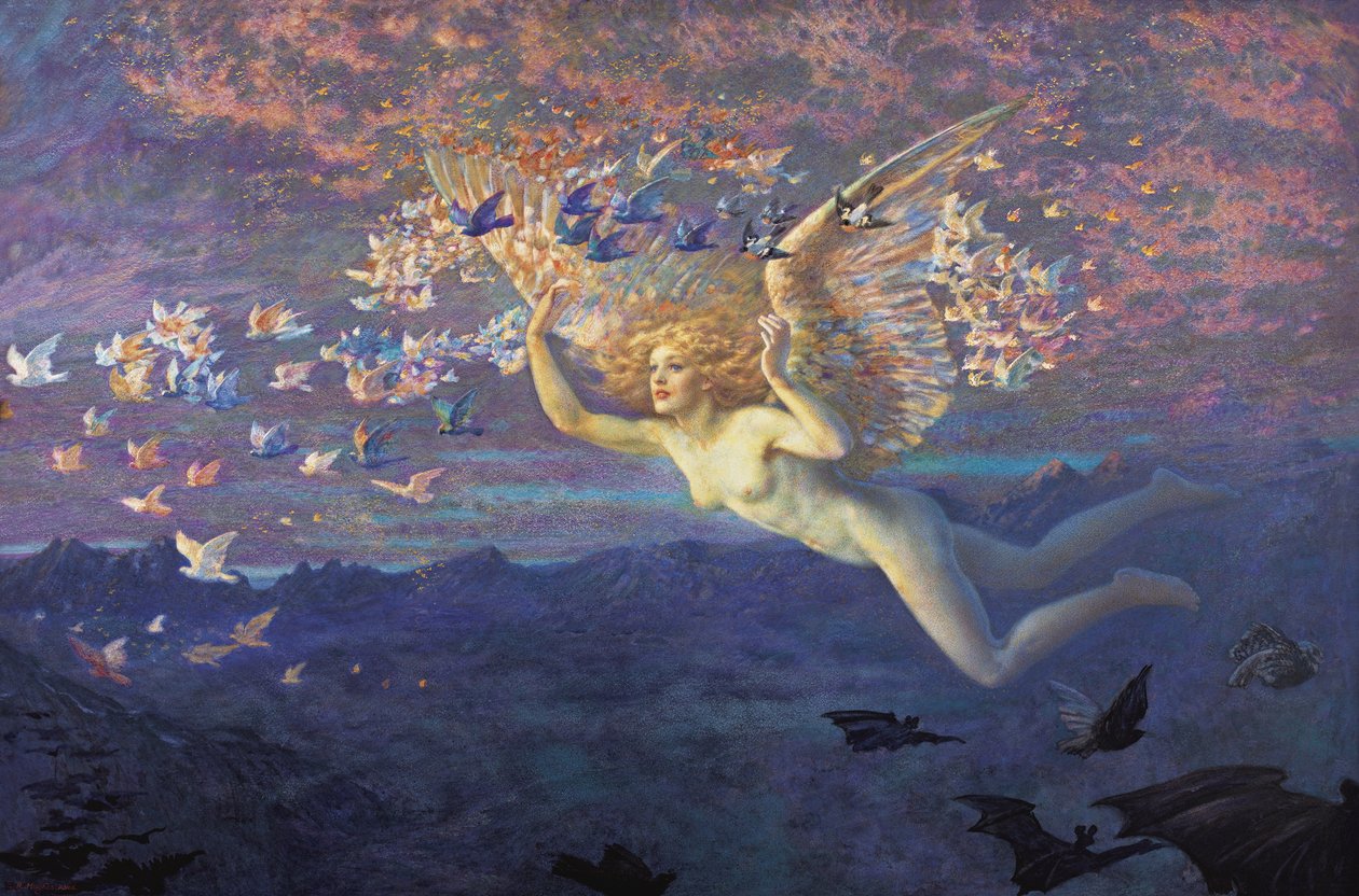A Reggel szárnyai alkotó: Edward Robert Hughes