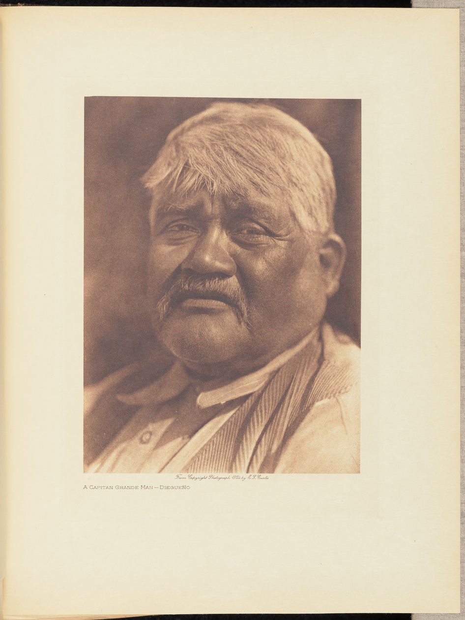 Captain Big Man - Diegueño alkotó: Edward S. Curtis