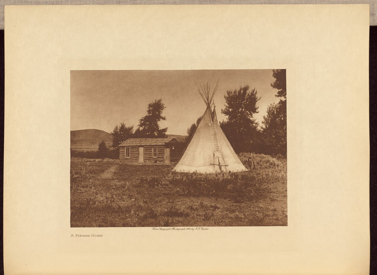 A Piegan Home alkotó: Edward S. Curtis