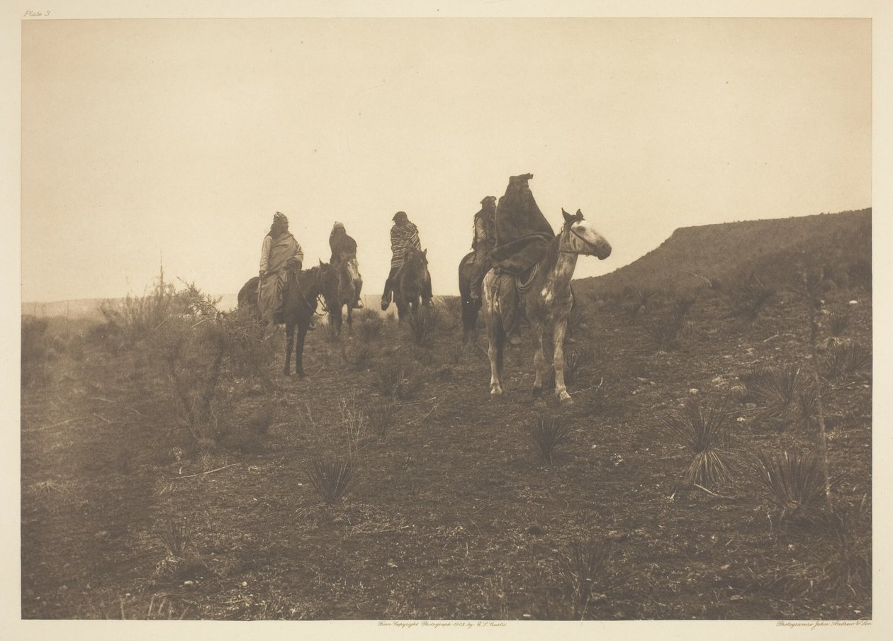 Desert Rovers - Apache alkotó: Edward S. Curtis