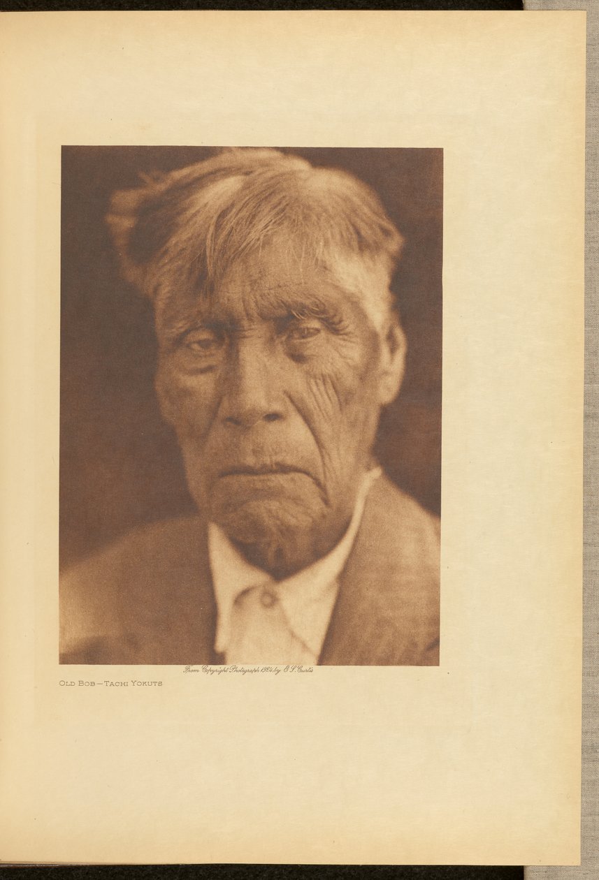 Old Bob - Tachi Yokuts alkotó: Edward S. Curtis