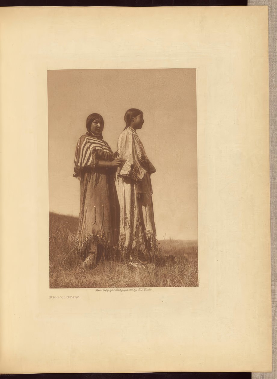 Piegan lányok alkotó: Edward S. Curtis