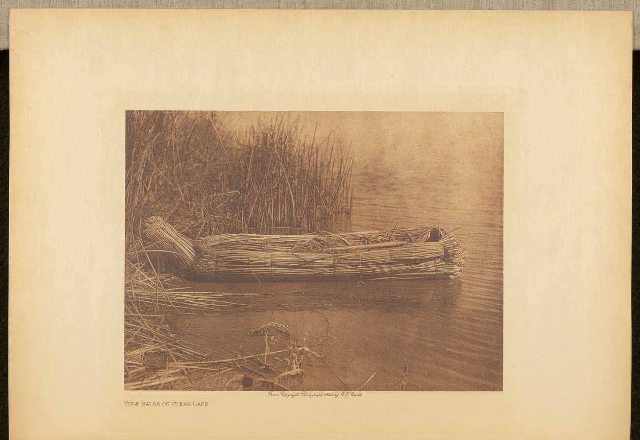 Gyere a Balsa on Clear Lake-re alkotó: Edward S. Curtis