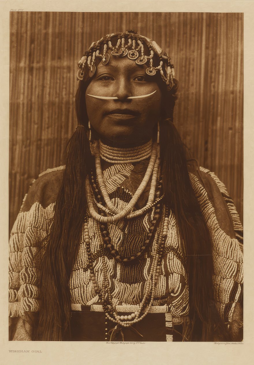 Wishham lány alkotó: Edward S. Curtis