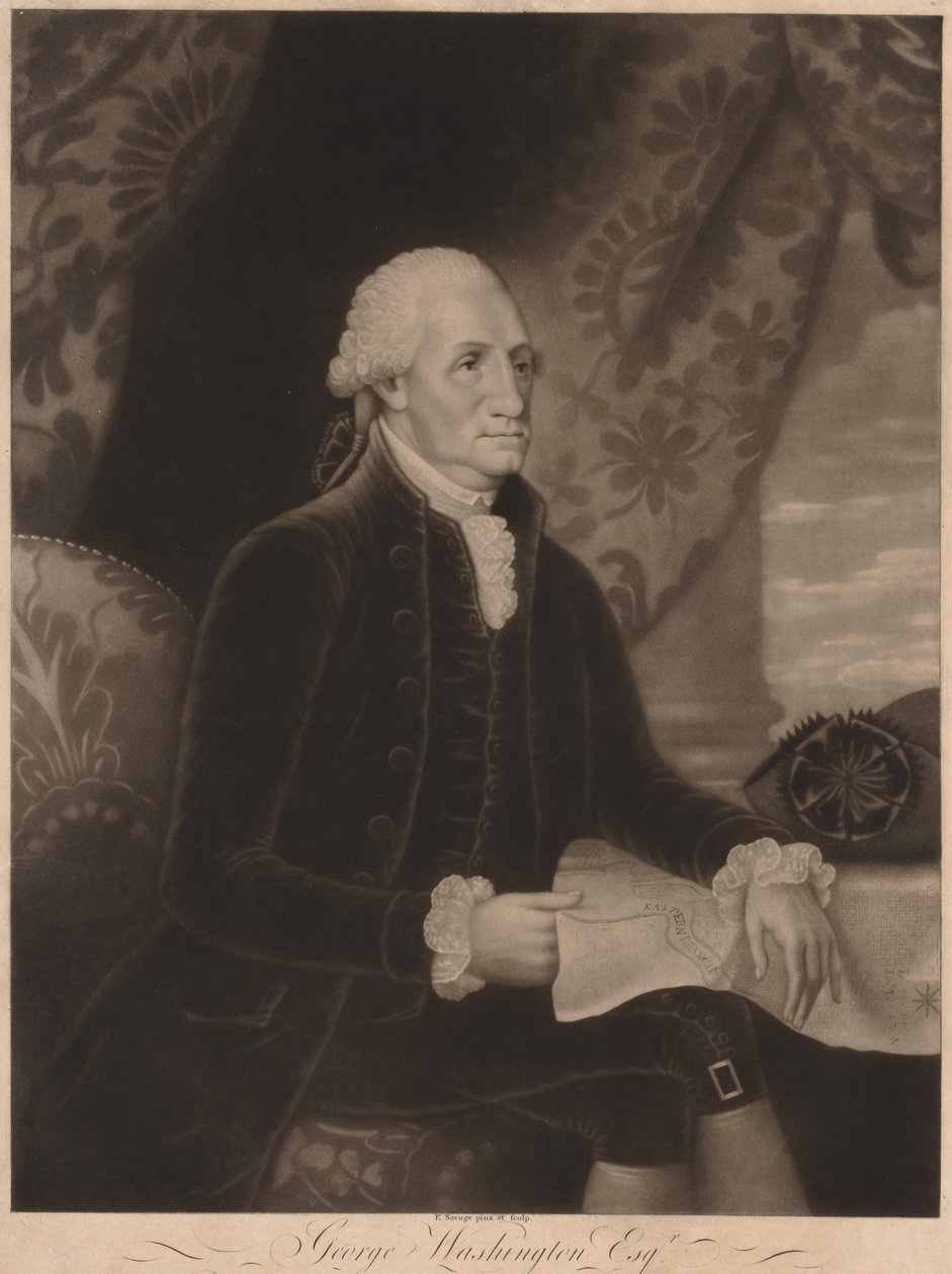 George Washington, 1793. alkotó: Edward Savage