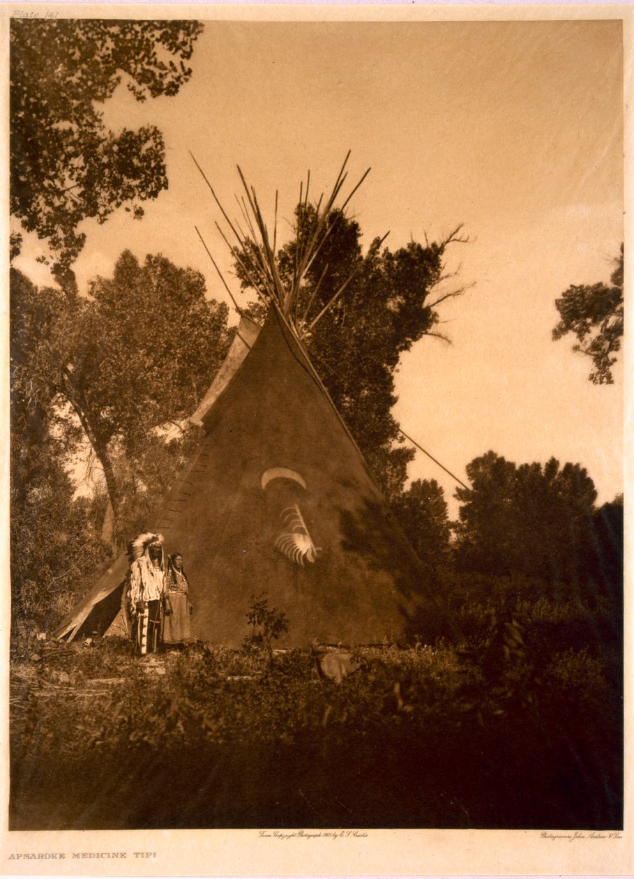 Apsaroke gyógyszer tipi alkotó: Edward Sheriff (after) Curtis