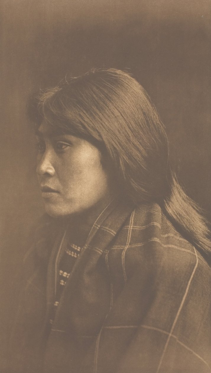 Suquamish lány, 1912. alkotó: Edward Sheriff Curtis