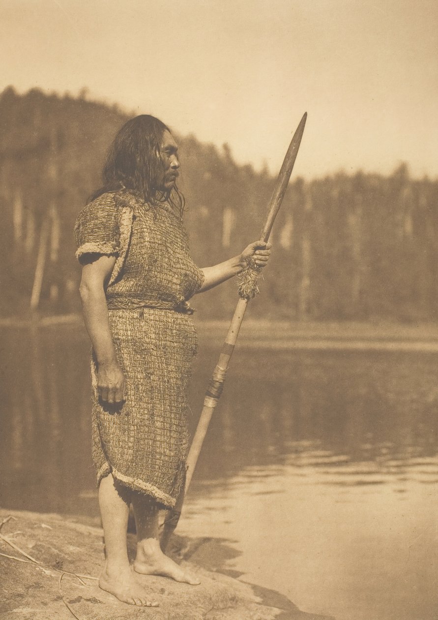 A bálnavadász – Clayoquot, 1915. alkotó: Edward Sheriff Curtis