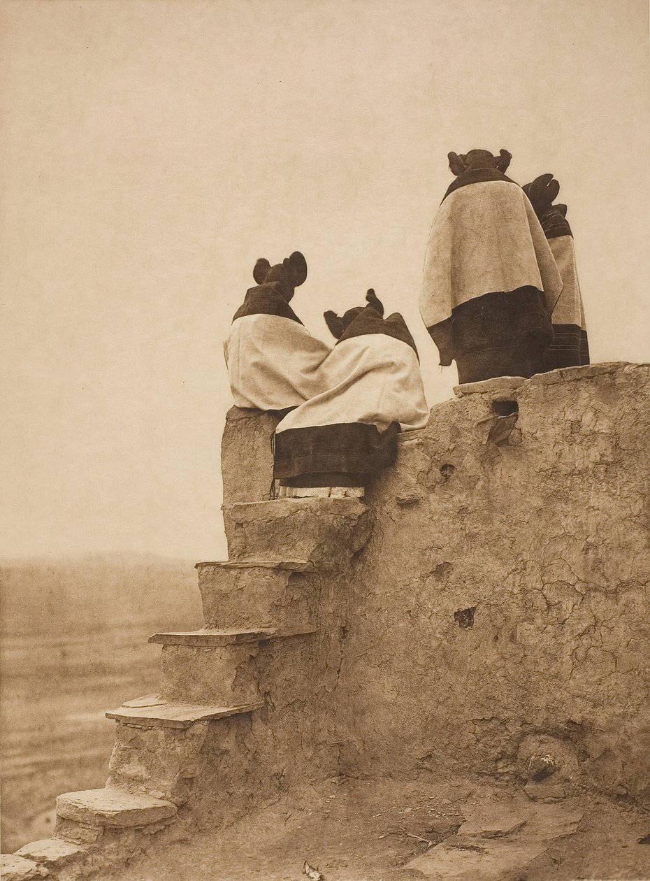 Táncosok nézése, 1906. alkotó: Edward Sheriff Curtis