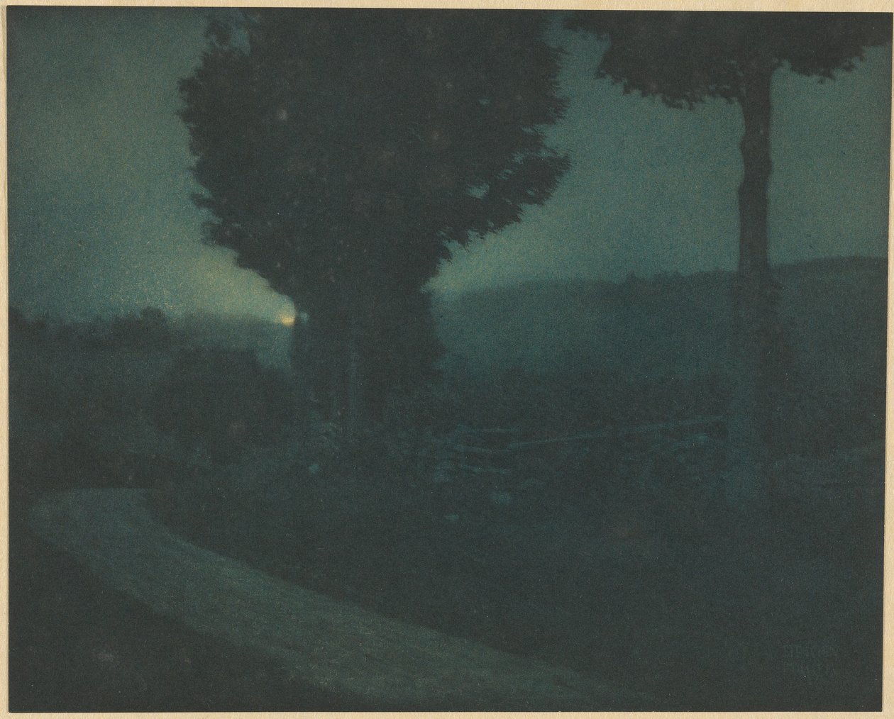 [Út a völgybe -- Holdfelkelte] alkotó: Edward Steichen