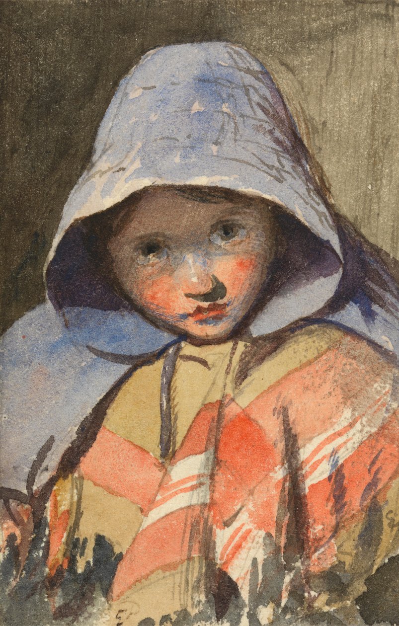 Egy lány feje alkotó: Edward Thompson Davis