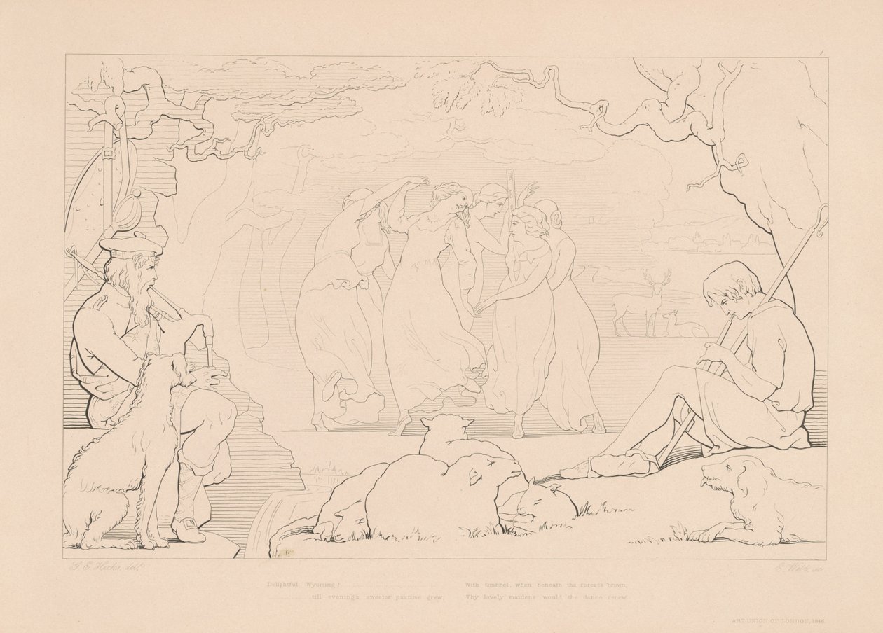Elragadó Wyoming! alkotó: Edward Webb, after George Elgar Hicks