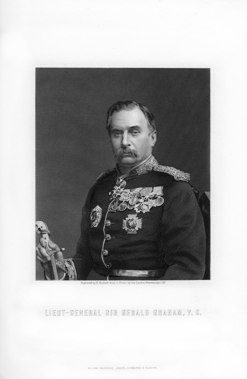 Sir Gerald Graham, brit altábornagy, 1893. alkotó: Edward William Stodart